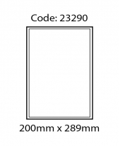 ABBA 23290 Laser Label [200mm x 289mm]